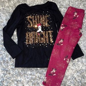 Minnie Mouse glitter set